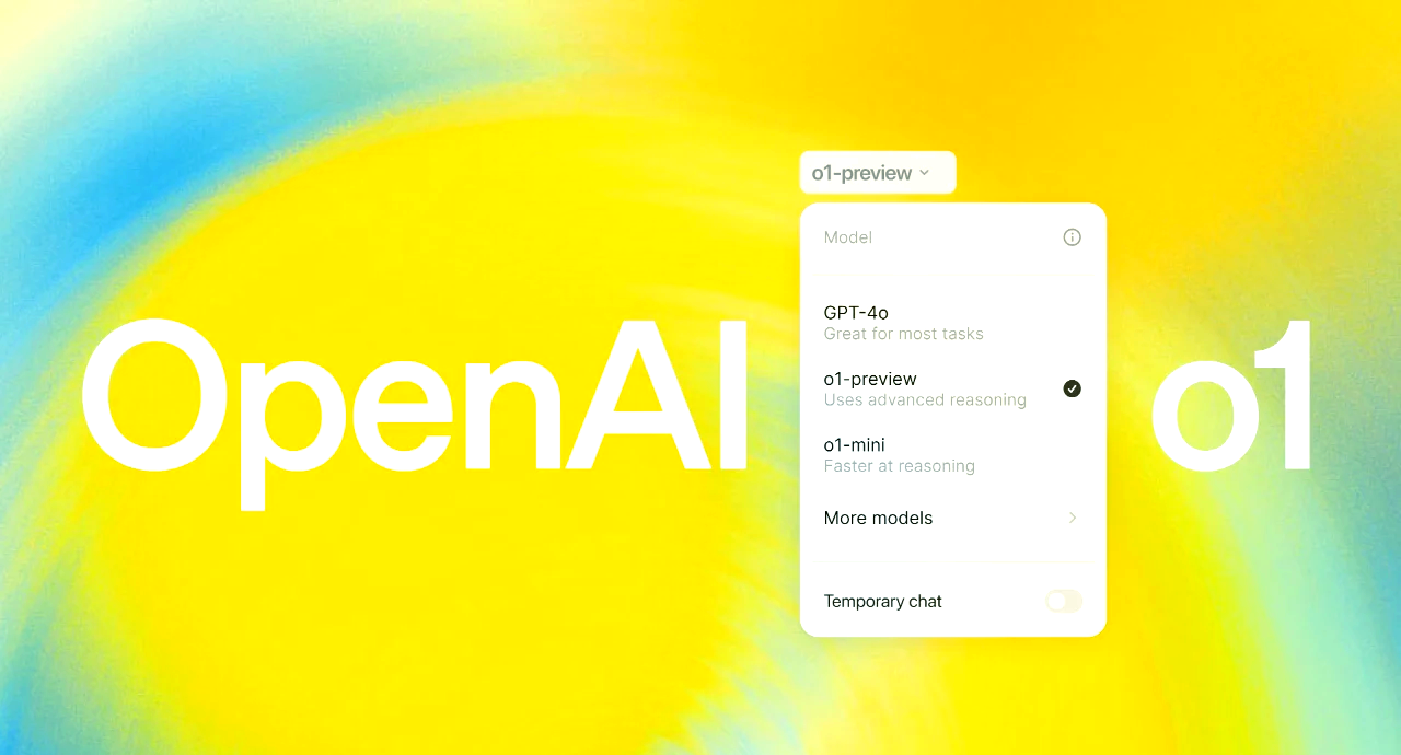 OpenAI o1 的模型选择界面